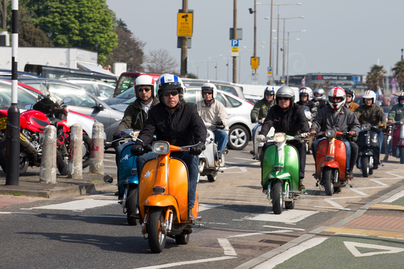 UK Southend-On-Sea.  21st April 2014.  16th Annual Shakedown.